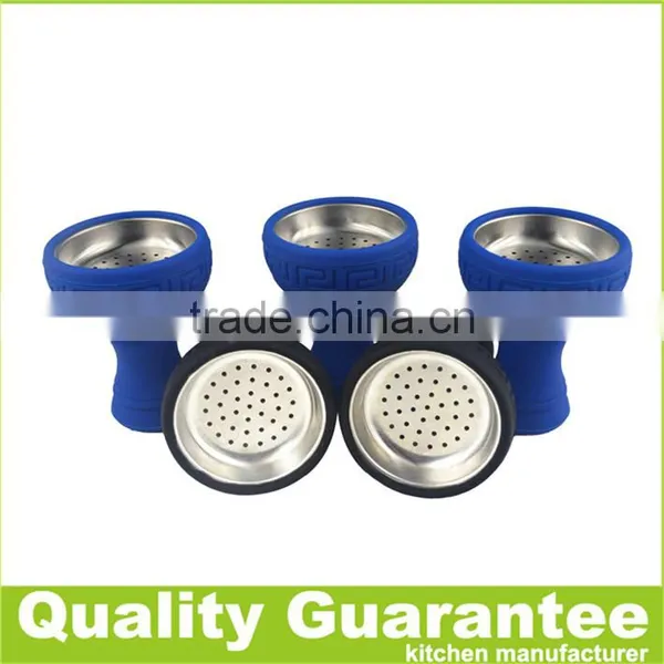 Hot Selling Silicone Hookah Bowl New Funnel Stainless Iron Bowl photo-5