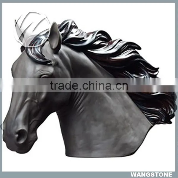 Home Art Decoration Horse Head Sculpture photo-2