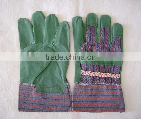 Green Impregnated PVC Glove