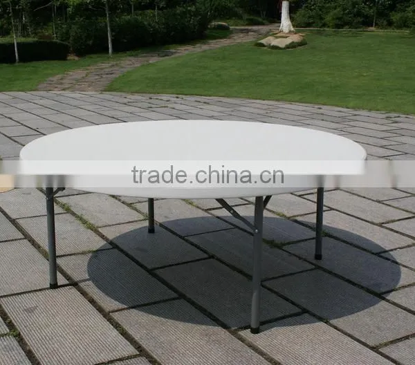 FTB-180R PLASTIC FOLDABLE OURDOOR ROUND TABLE photo-2