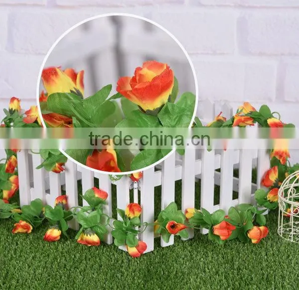 Artificial Hanging Vine Plant Silk Leaf Garland photo-2