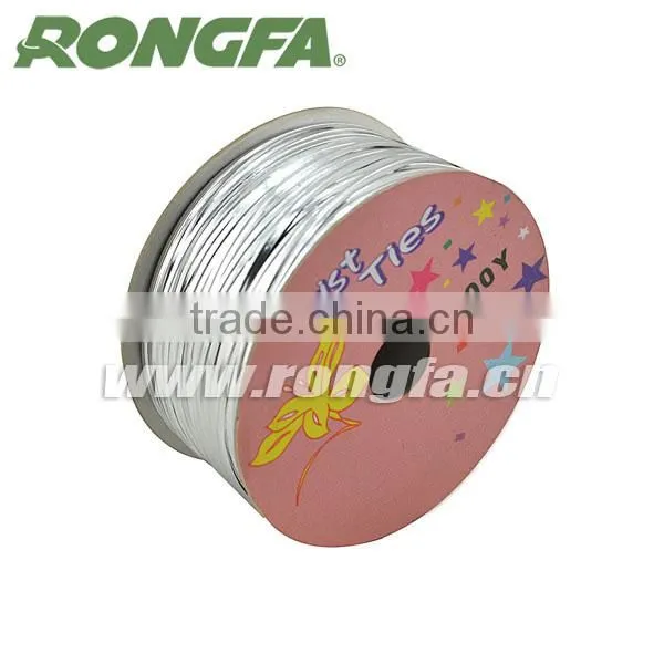 50m Dispener Packing Metallic Plastic Twist Tie for Food Bags photo-3