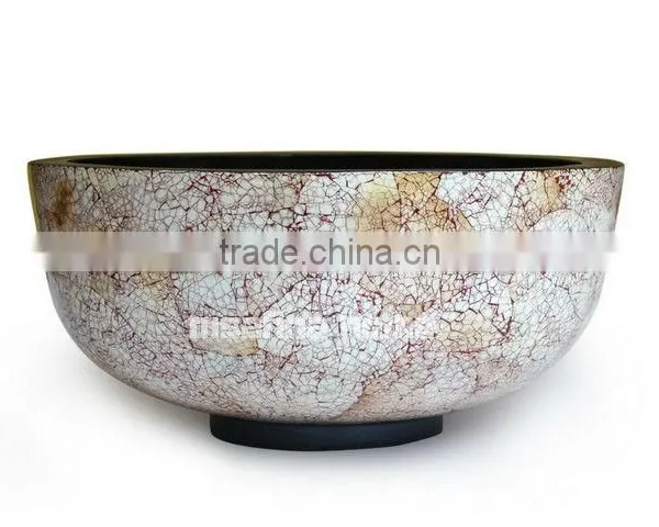 Eggshell Lacquer Bowl, Decorative Bowl