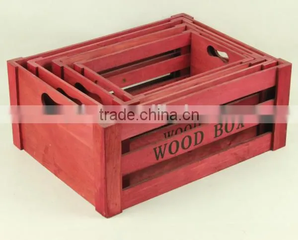 Wholesale Wooden Wine Crate Fruite Crate photo-2