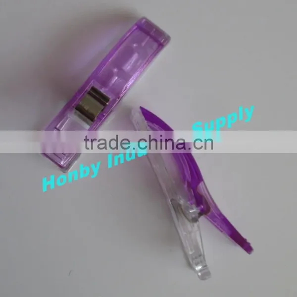 55mm Coloured Plastic Sewing Patchwork Big Spring Quilting Clip photo-4