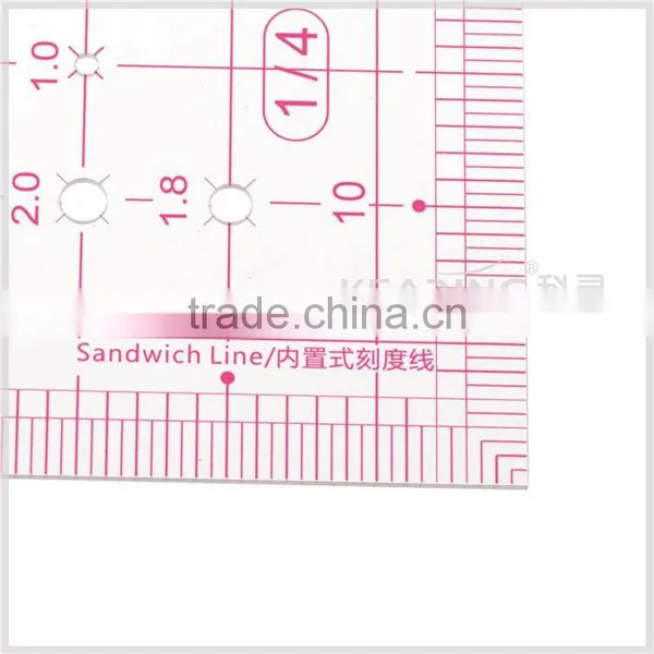 Kearing Brand Plastic Scale Ruler, 1/4 Painting Scale Ruler ,garment Pattern Making Rulers#8514 photo-6