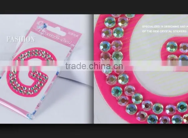 Adhesive Acrylic Gem Rhinestone Sticker photo-3