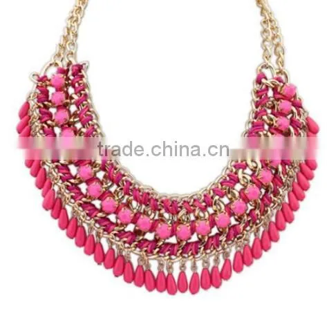 Zm33249a Latest Vintage Bohemian Jewelry Accessory Wholesale China Gold Plated Choker Necklace photo-6