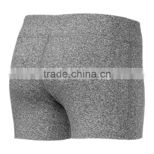 2016 Customized Womens Cotton Sports Running Printed Shorts Fashion Factory Wholesale Womens Athletic Gym Shorts photo-3