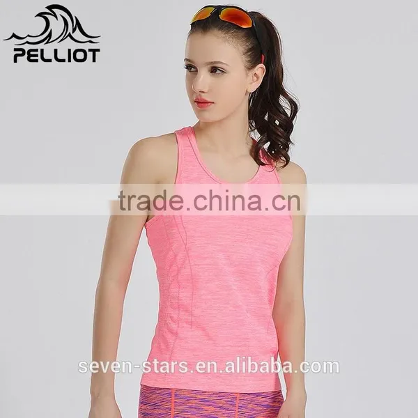 Elastic Breathable Gym Fitness Women's Yoga Shirts Sports Ladies Vest photo-2