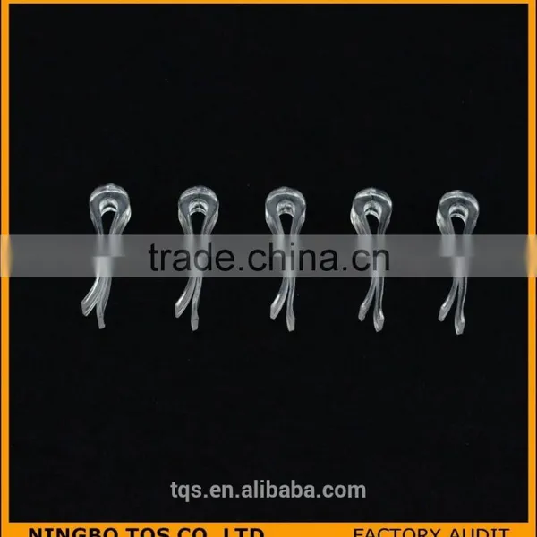 U-shape Without Teeth Garment Accessory Transparent Plastic Clips for Packing photo-5