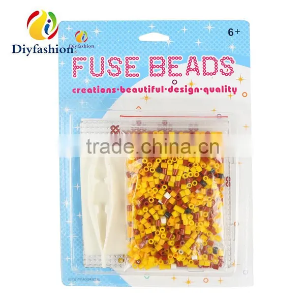 Diyfashion 5mm Hama Perler Fuse Beads Lion Set With Puzzle Iron Paper and Twezzer Hama Beads Toys for Kids 18099 photo-2