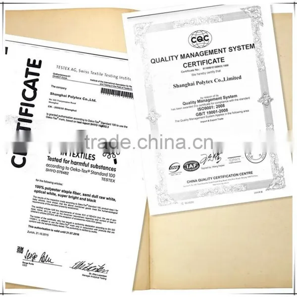 China Wholesale Dope Dyed Polyester Staple Fiber ,recycled Polyester Staple Fiber Filling HCS 7d ,15d Padding Use photo-5