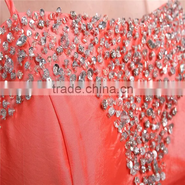Short Party Cocktail Dress Beaded Pleated Taffeta Short Party Dress AS028 photo-6