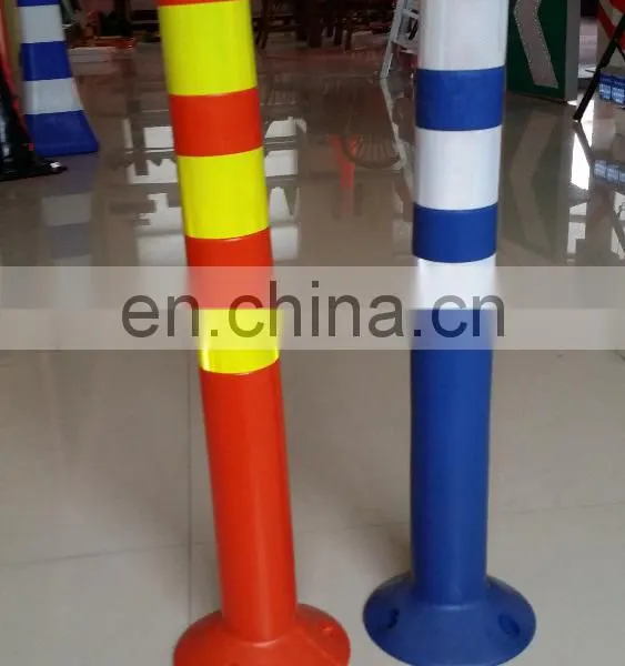 PU Warning post/ Flexible Bollard/Delineator