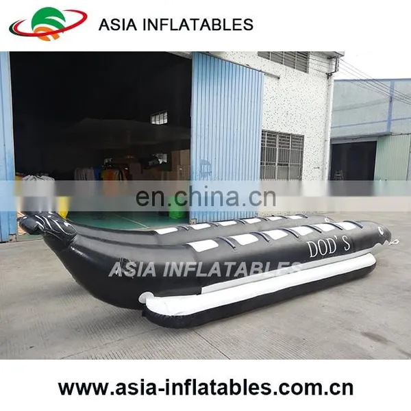 New Double Lane Customize Black Shark Banana Boat , Inflatable Banana Boat photo-3