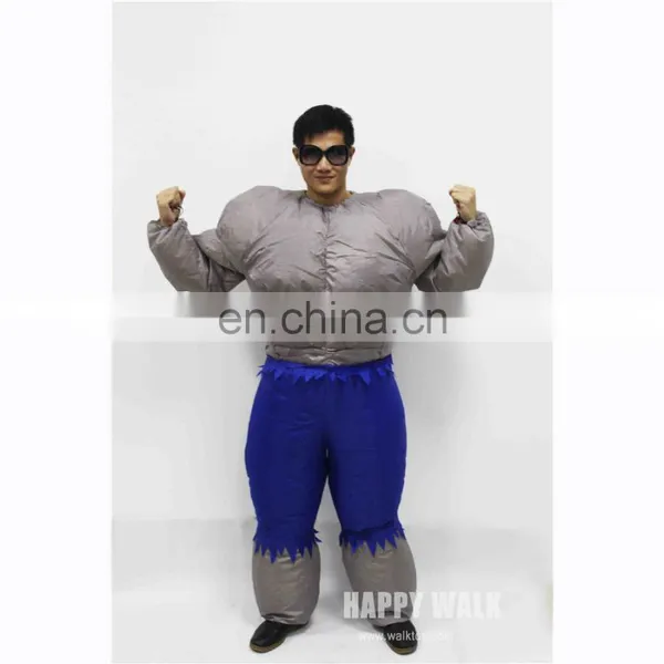 EN71 Good Quality Inflatable Costume Muscle Man Costume Cosplay Costume Can Blower photo-2
