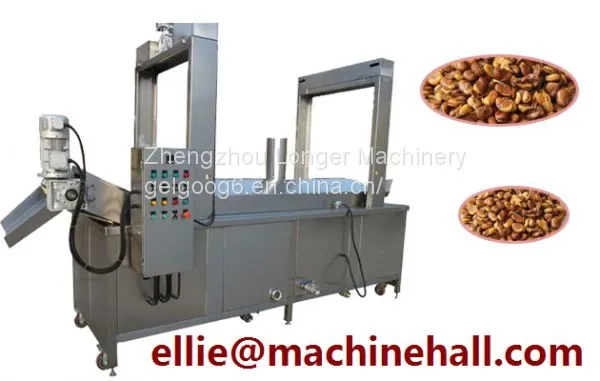 Continuous Fish Skin Frying Machine For Sale|Fish Meat Fryer Equipment photo-4
