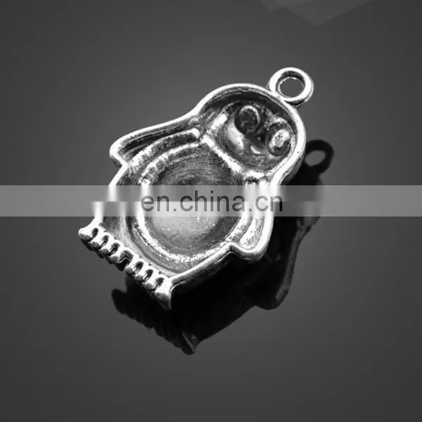 Wholesale Animal Bird Penguin Shape Pendant Alloy Pendant Jewelry Accessories photo-2