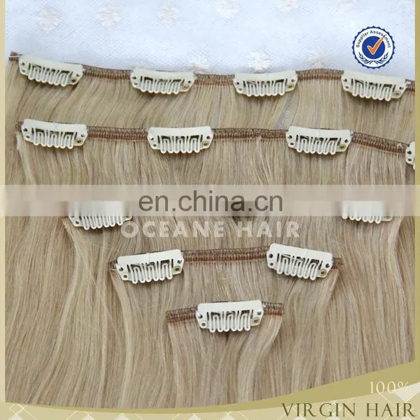 Top Grade Unprocessed 100% Virgin Hair Grade 7a Virgin Human Hair Clip in Extensions photo-4
