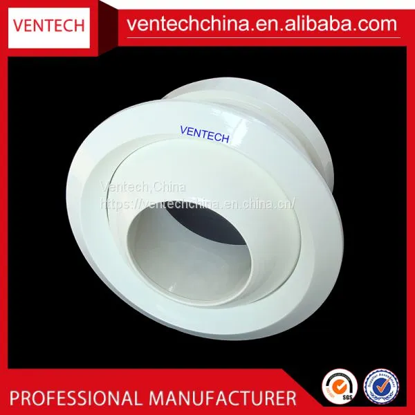 Hvac Round Jet Nozzle Eyeball Diffuser Ceiling Diffuser Vent China Supplier photo-3