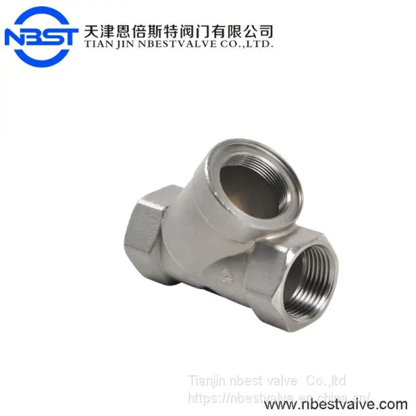 Water Y Type Filter Female Thread Stainless Steel Strainer Valve photo-2