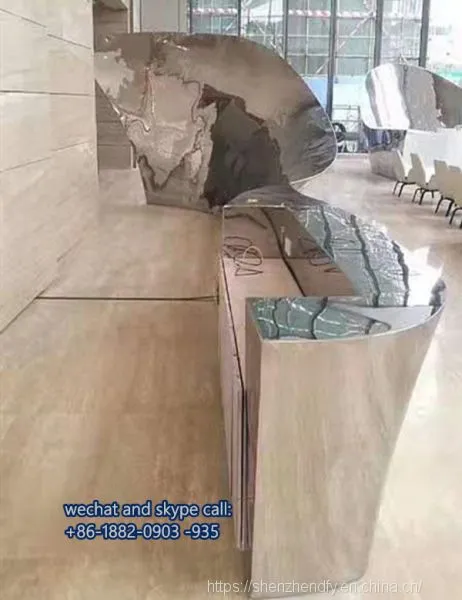 Public indoor space Customized Stainless Steel Furniture Sculpture photo-3