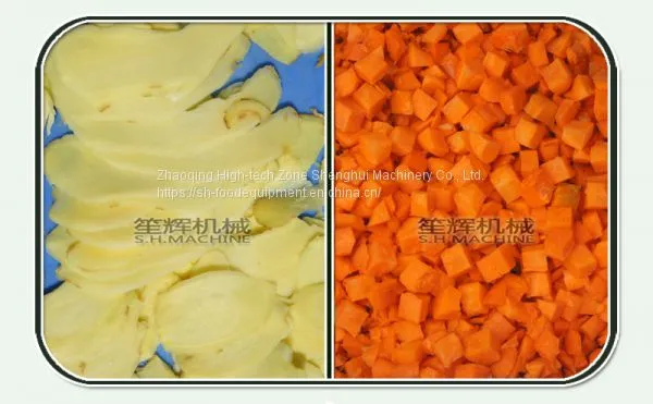 Double Head Leaf Vegetable Cutting Machine Fruit Slicing Shredder Dicing Equipment photo-4