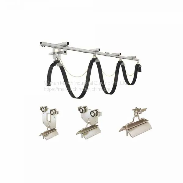 March C-Rail Track Flat Cable Festoon System C-Track Middle Trolley for Overhead Crane photo-4