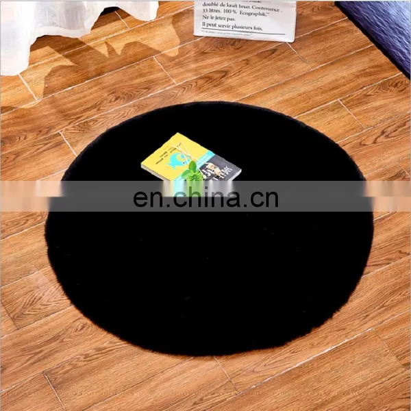 Free Sample Faux Rabbit Fur Rug Carpet photo-4