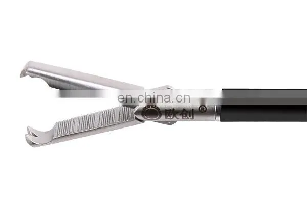 Laparoscopic Grasper With Diam 5mm 10mm Insulated Handle With Rachet Plastic Scissor Clamp photo-6