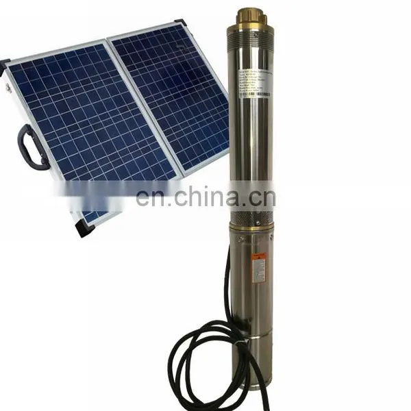 New Arrival DC Brushless Solar Powered Submersible Water Pump for Agriculture Irrigation photo-3