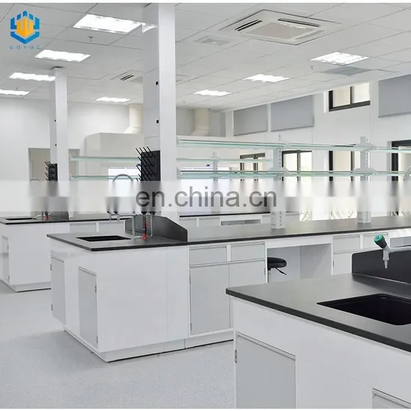 Manufacture Laboratory Work Bench Chemistry Physics Laboratory Table With Shelves photo-3