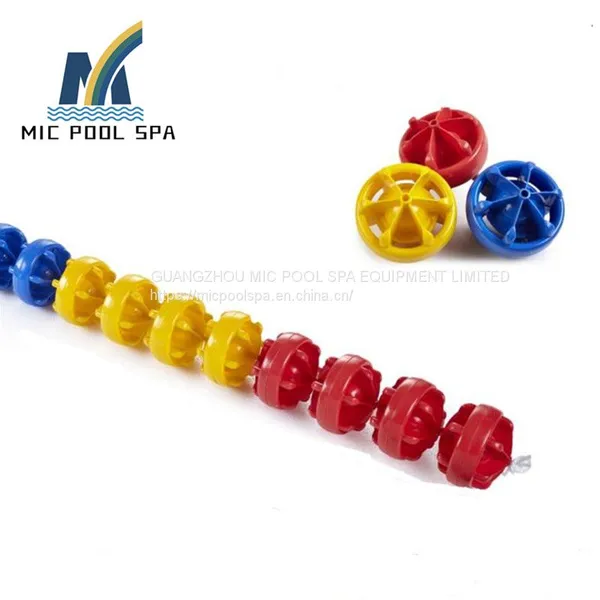 Customizable Anti-wave Swimming Pool Red, Yellow, Blue and White Lane Lines and Swimming Pool Float Line photo-3
