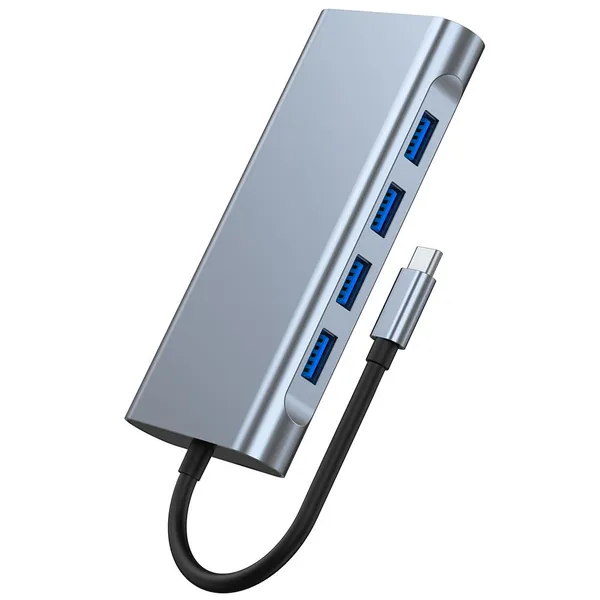 11-in-1 USB C Hub Type C to Multiple HDMI RJ45 VGA USB 3.0 2.0 With Power Supply Adapter Docking Station photo-4