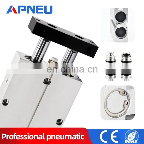 Pneumatic Cylinder 20mm TN Typ Bore 10/15/20/25/30/35/40/45/50/60/70/75/80/90/100/125/150mm Stroke Double Rod Air Cylinder photo-2