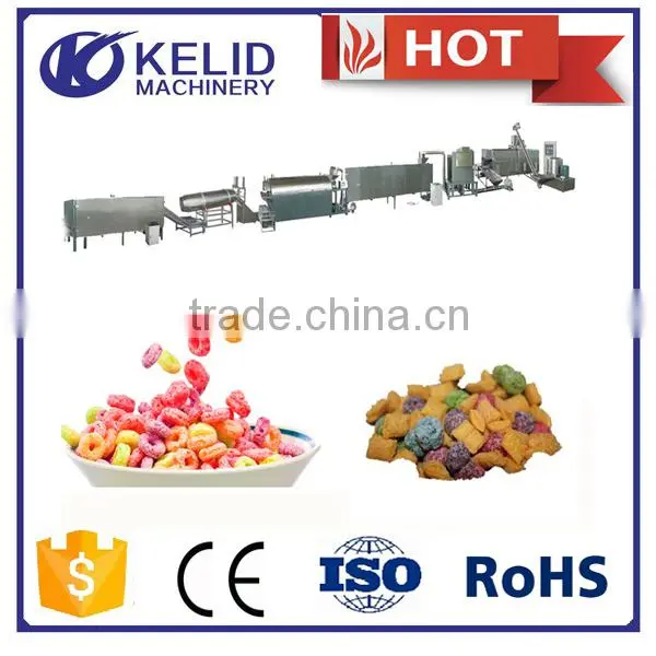 Stainless Steel Full Automatic Breakfast Cereal Product Machinery
