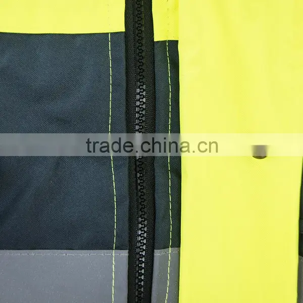 Cheap High Visible Road Safety Winter Reflective Jacket RF072 photo-3