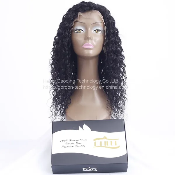 Natrual Color Curly Full Lace Human Hair Wig With Factory Price photo-2