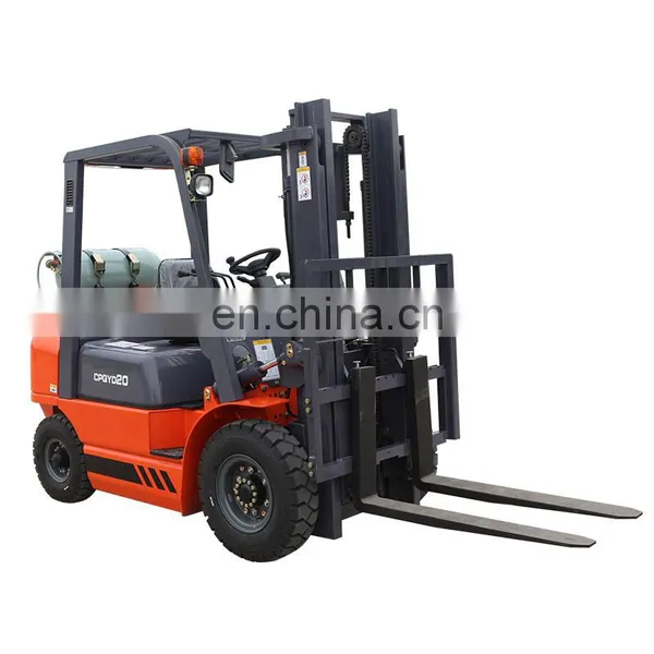Hot Sale Chinese 2ton LPG/GASOLINE Forklift With Cheap Price photo-2
