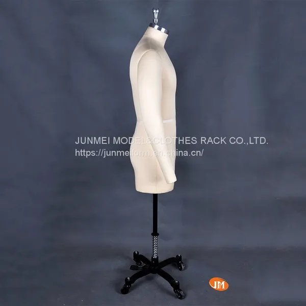 Professional Male Half Body Dress Form w/ Collapsible Shoulders and Removable Arms photo-4