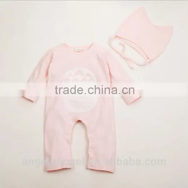 2 Pcs Cute Baby Clothes Rompers With Hat AG-LA0023 photo-3