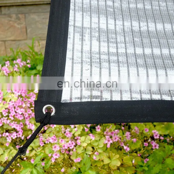 6X100M 50% Shading Silver Aluminum Foil Shade Net For Flower Planting photo-4