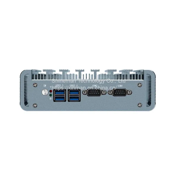 Fanless Metal Mini PC Industrial BOX Computer RS232/HDMI/VGA Integrated photo-4