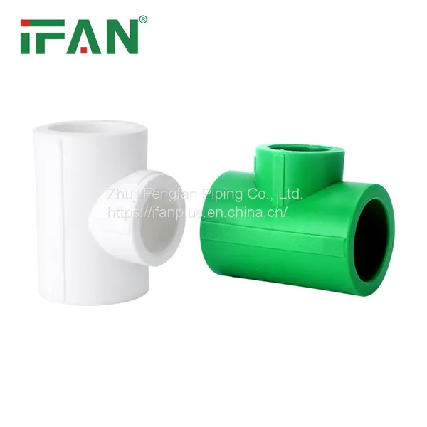 IFAN Wholesale Green Plastic PPR Pipe Fitting Pn25 Reduce Tee PPR Fittings photo-2