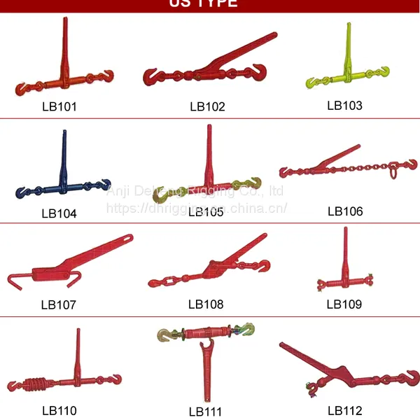 US TYPE Grade 70 Transport Chain and Ratchet Load Binder photo-4