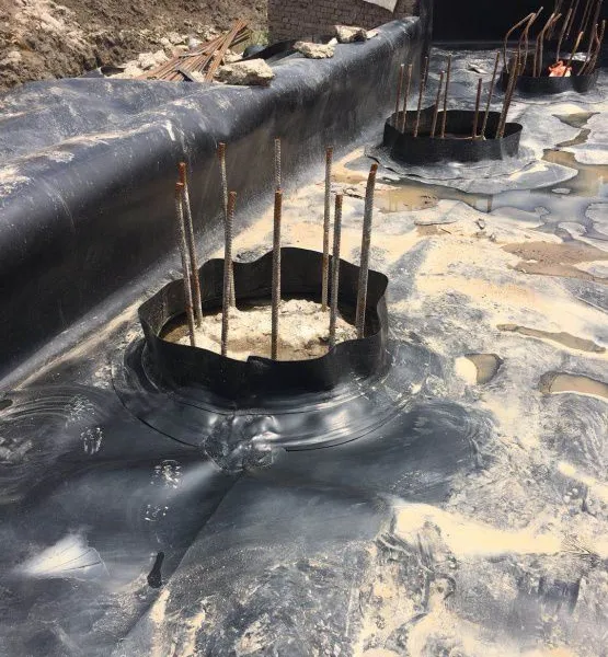 3.0mm Thick HDPE Geomembrane Smooth Mining Wastewater Anti-seepage Lining photo-3