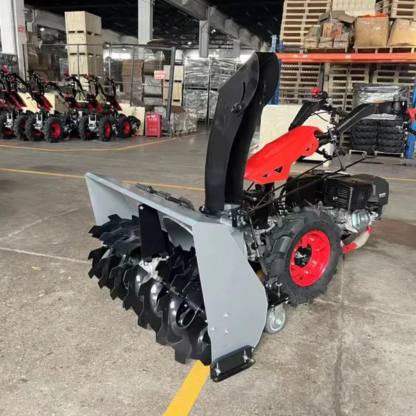 Snow Sweeper, Community Road Snow Removal Equipment, Full Gear Fuel, Small Hand-pushed Outdoor Snow Sweeper photo-5