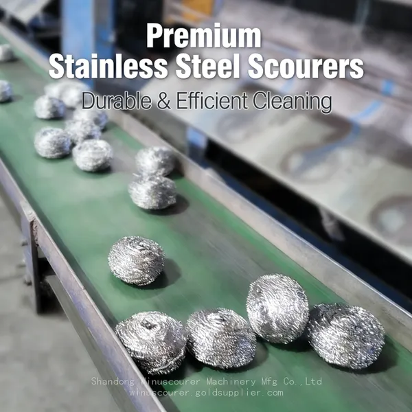 Automatic Spiral Steel Scrubber Making Machine High Output Stainless Steel Wire Ball Equipment photo-4