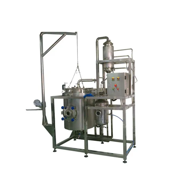 Industrial Herbs and Flower Essential Oil Distillation Distilling Equipment Hydrosol Plant Extracting Unit Extraction Machine photo-6